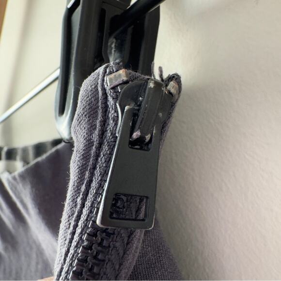 Everlane The Side-Zip Stretch Cotton Pant Gray Business Casual Classic solid 6 - Picture 7 of 10